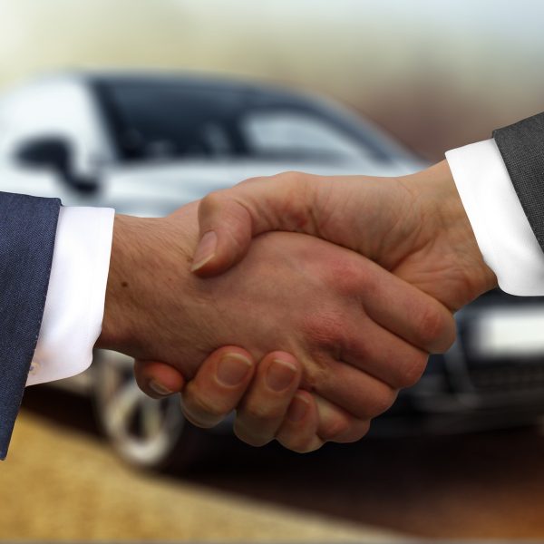 handshake after getting Vehicle Finance